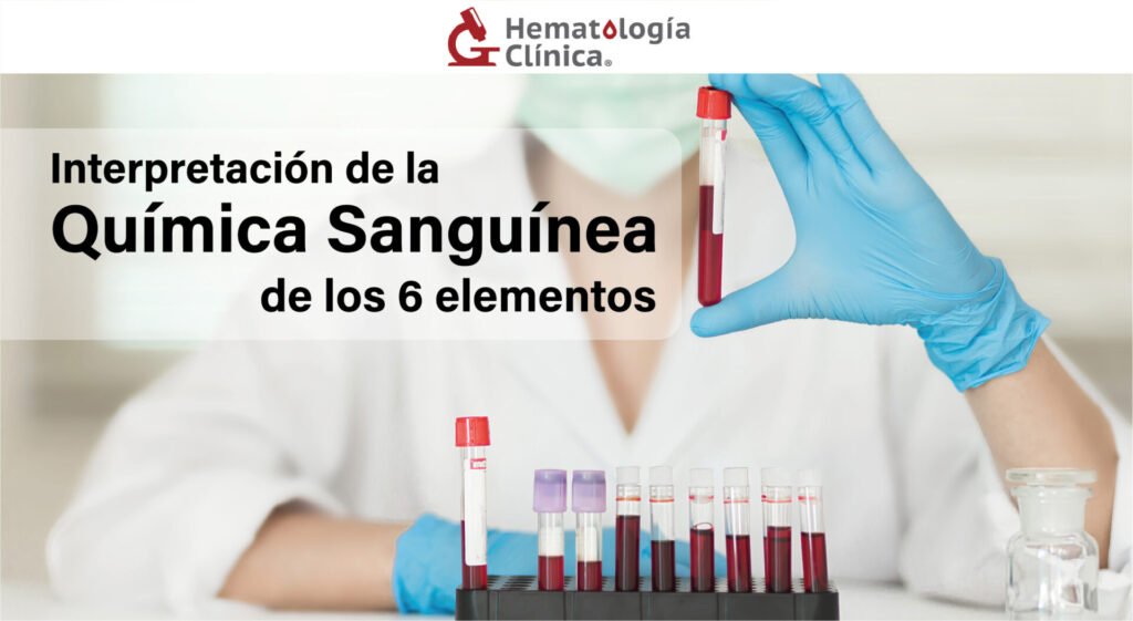 Interpretación de la química sanguínea de 6 elementos