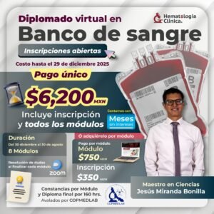 Diplomado Virtual en Banco de Sangre 7ma Generación