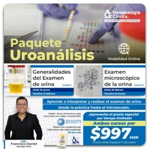Paquete 2x1 Uroanálisis 2026