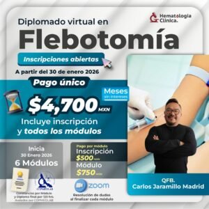 Diplomado Virtual en Flebotomía 1ra Generación