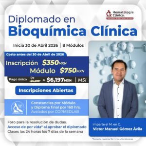 Diplomado Virtual en Bioquímica Clínica 9na Generación