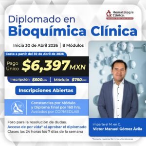 Diplomado Virtual en Bioquímica Clínica 9na Generación
