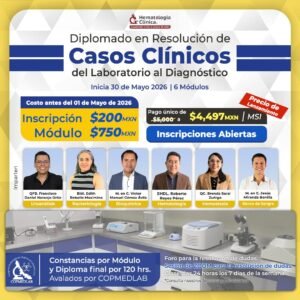 Diplomado Virtual en Resolución de Casos Clínicos, del Laboratorio al Diagnóstico 2da generación