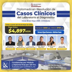 Diplomado Virtual en Resolución de Casos Clínicos, del Laboratorio al Diagnóstico 2da generación