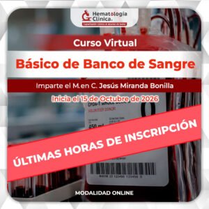Curso Básico de Banco de Sangre (Octubre 2026)
