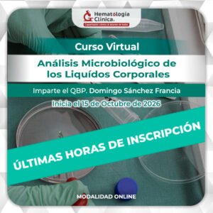 Análisis Microbiológico de los Líquidos Corporales (Octubre 2026)